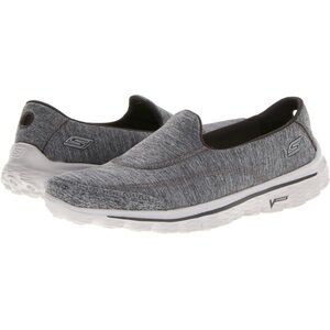 Skechers Charcoal Slip-On Shoes